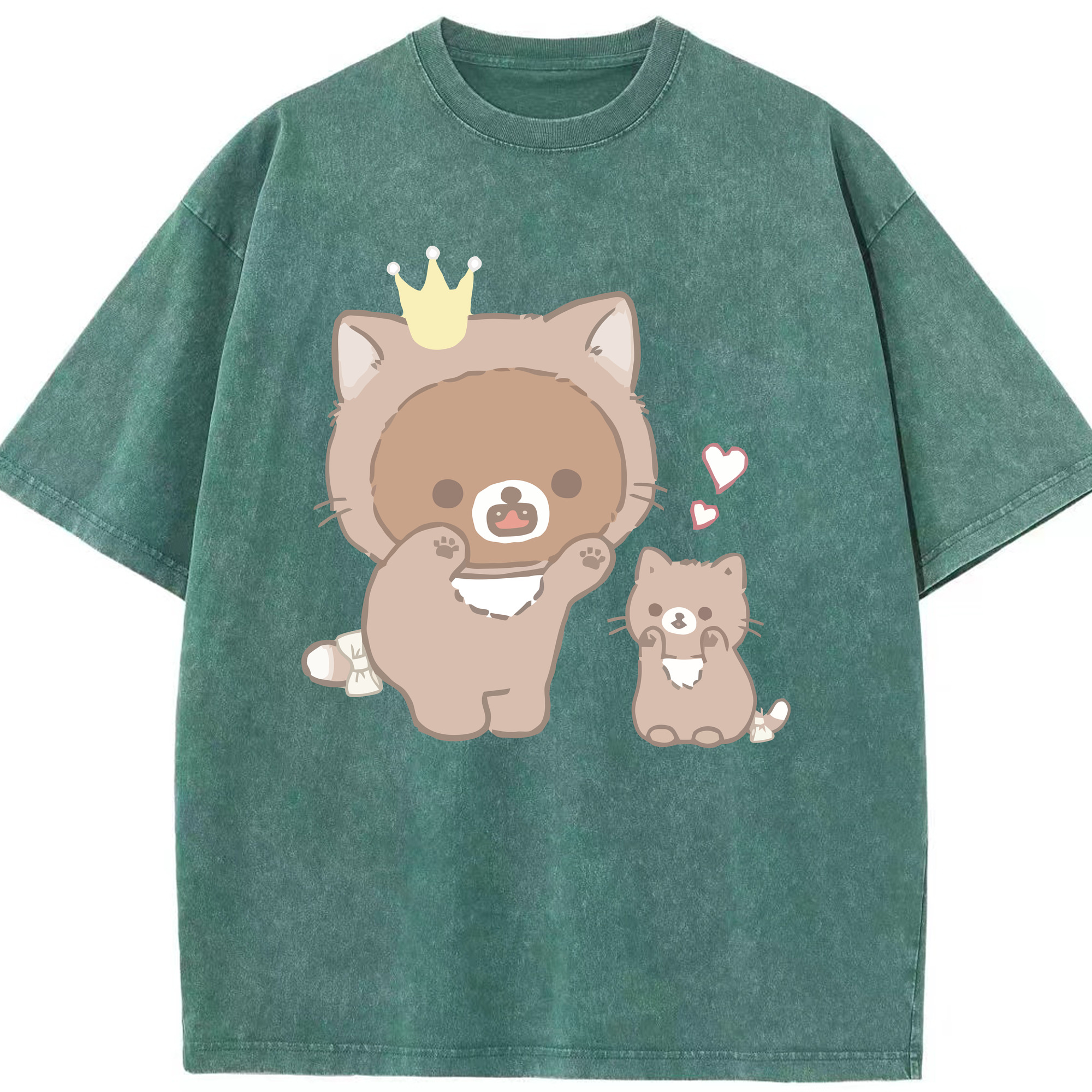 （画像用） リラックマ リラックマ キイロイトリ Rilakkuma Korilakkuma Kiiroitori 綿100% ヴィンテージ風 半袖Tシャツ（フロントプリント）